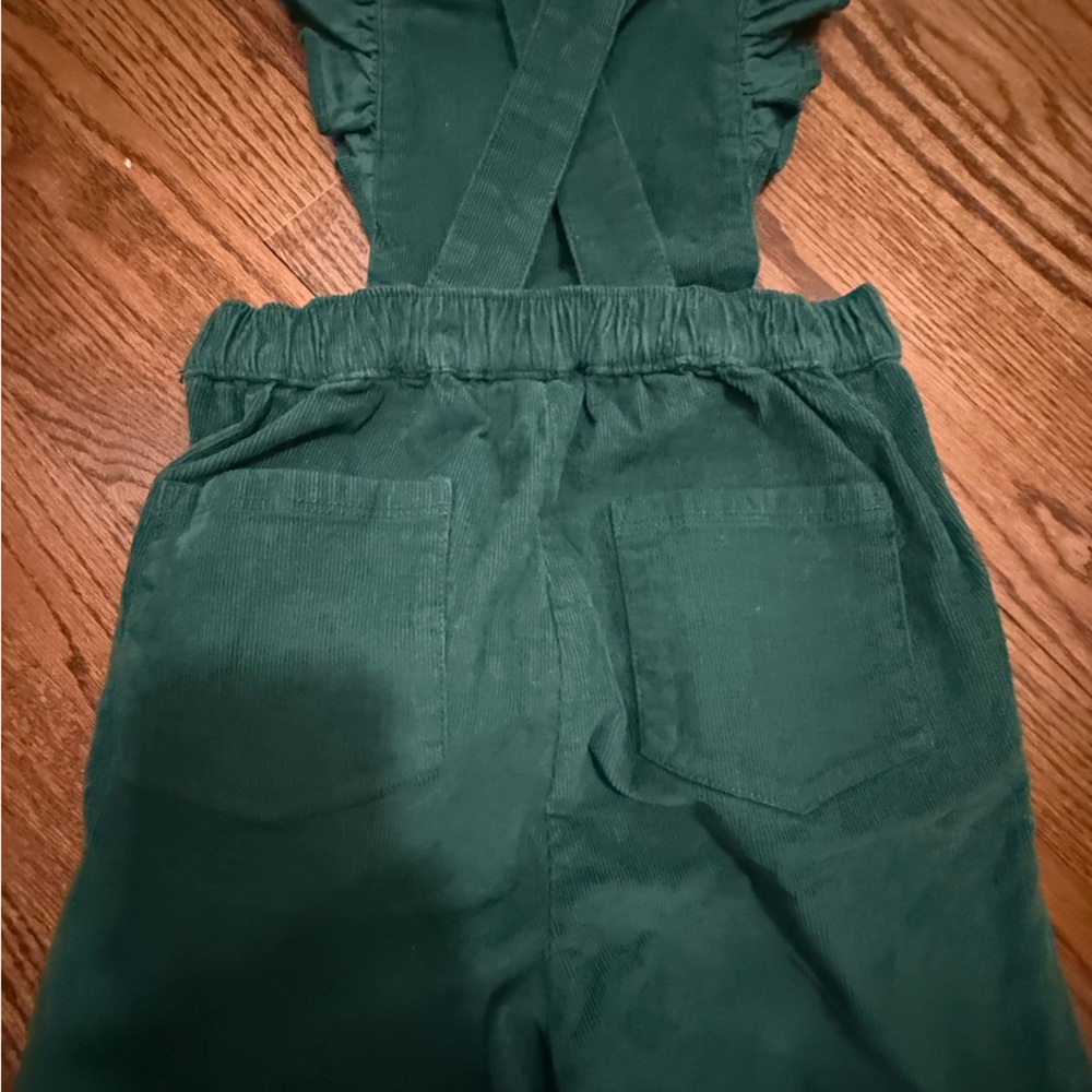 Hanna Andersson Corduroy Overalls with Ruffle Straps 5 - Picture 8 of 13